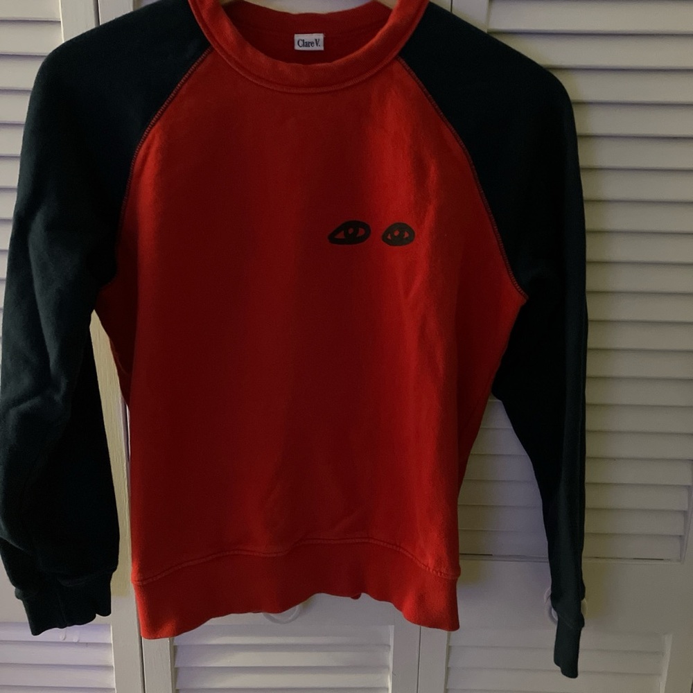 Clare V. Sweatshirt. Excellent condition. See photos for measurements.Size small